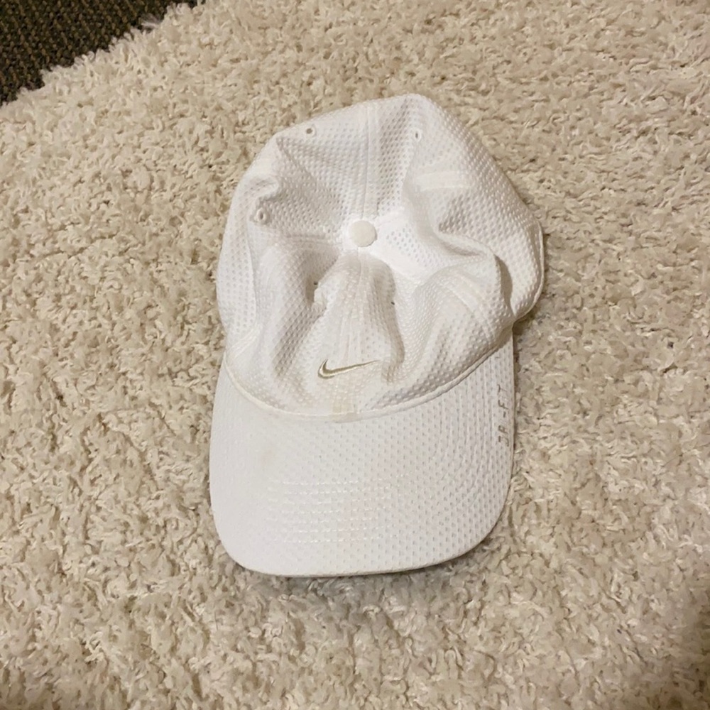 Nike White Dry-fit Hat